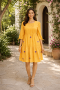 Myra Floral Tiered Dress