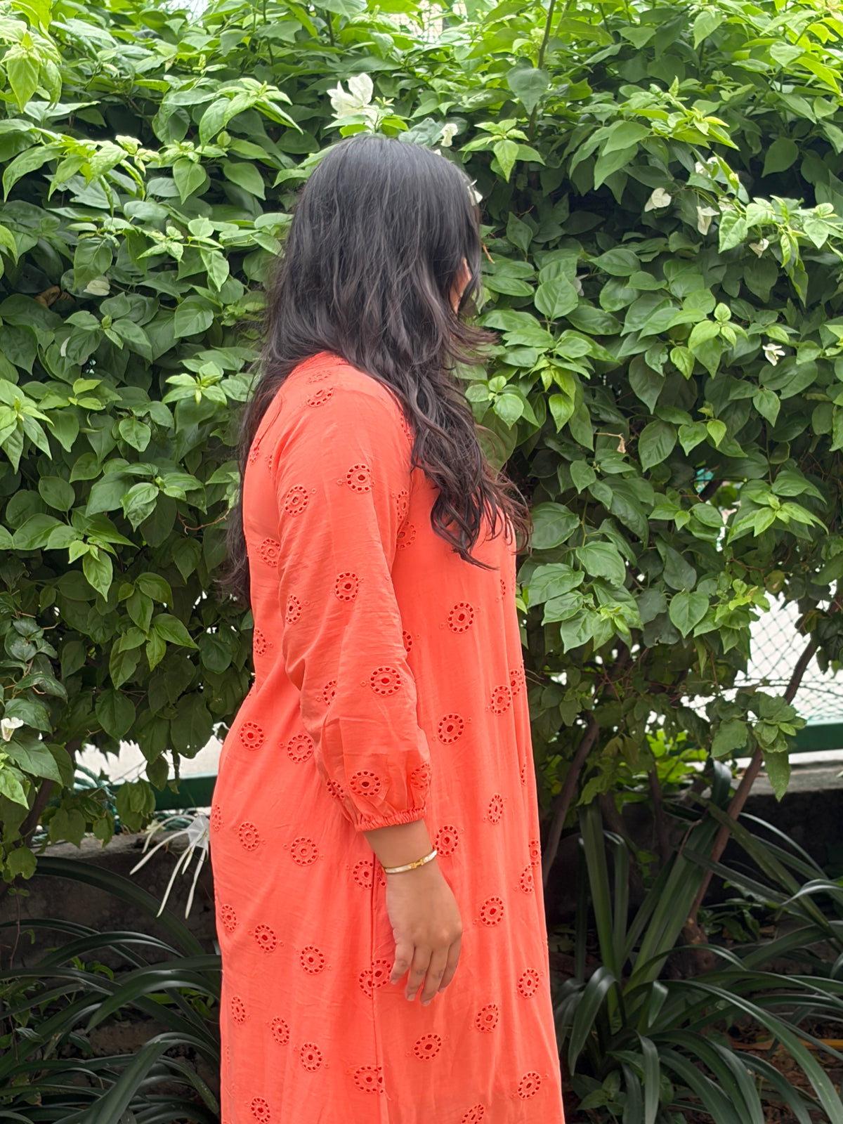 Aurelia Eyelet Midi Dress